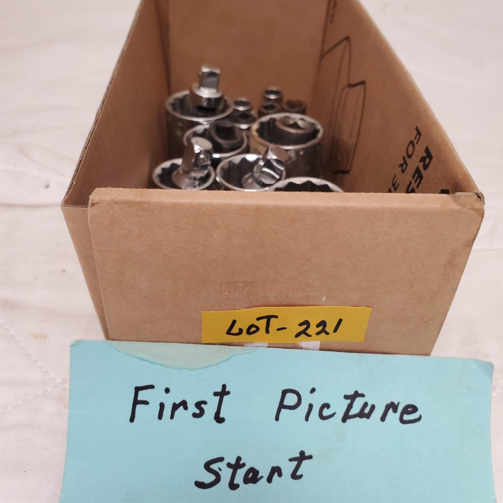 Lot of 29 Assorted Mixed Drive Impact Sockets LOT-221