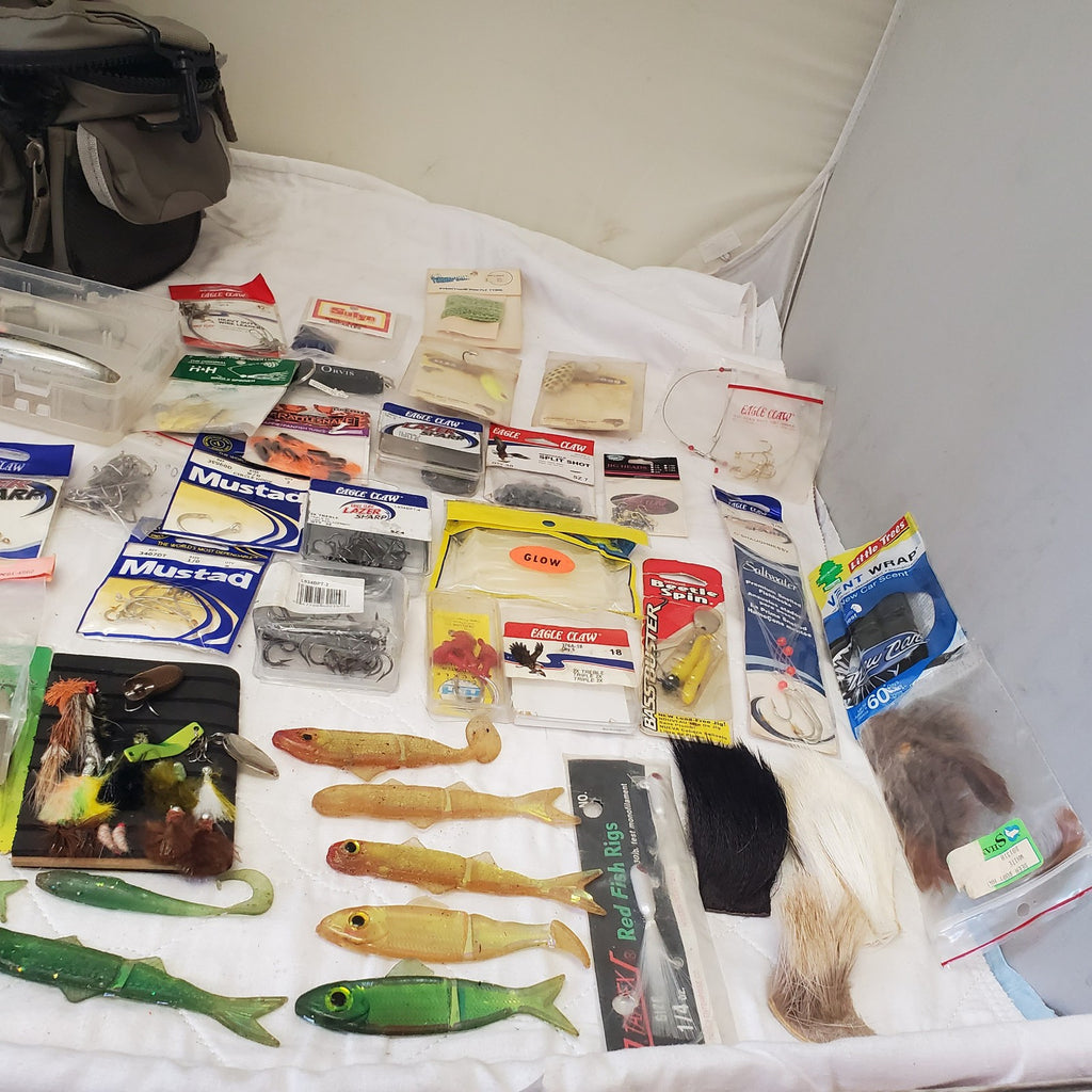Flambeau Outdoors Systems Tackle Bag With Lot Fishing Lures