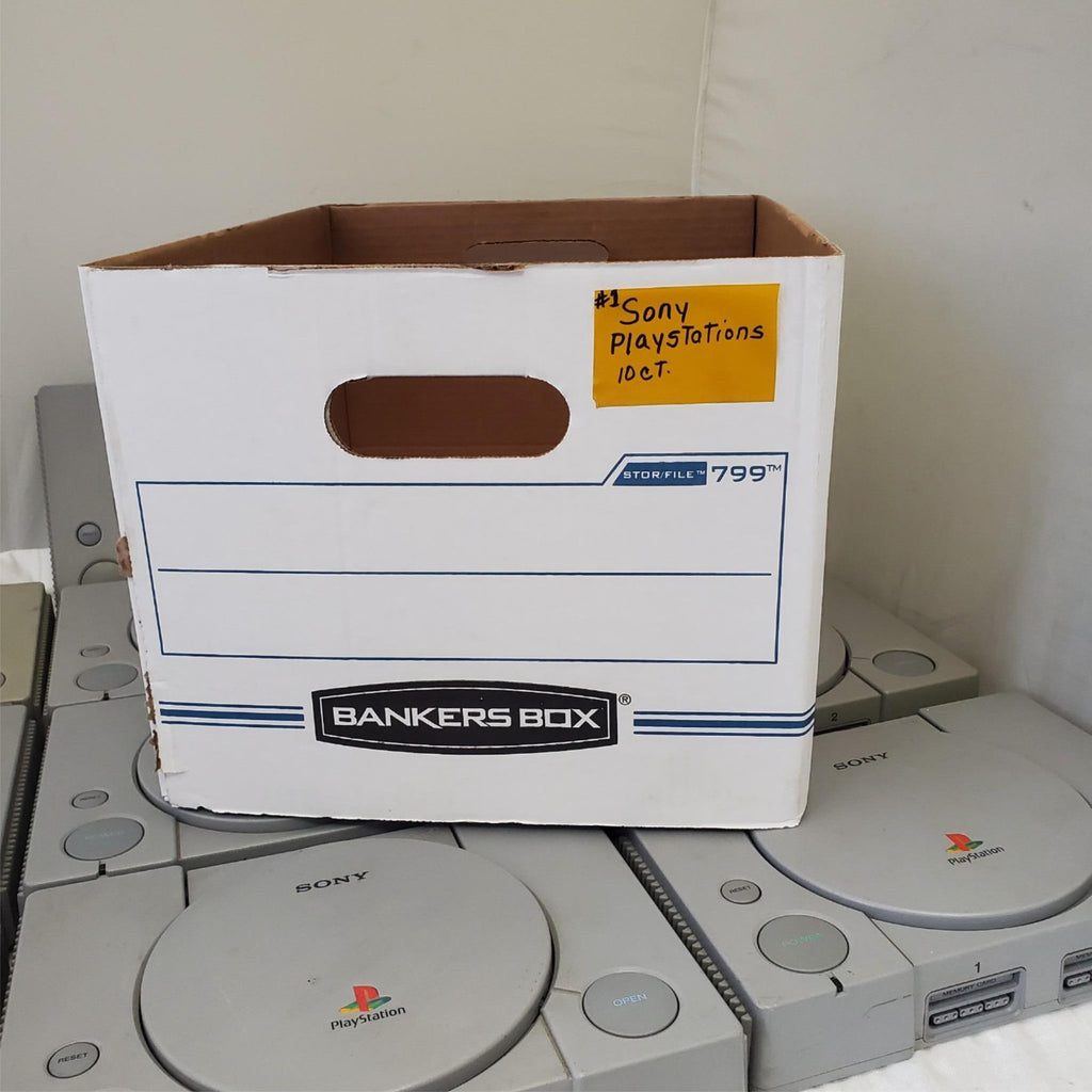 Lot of 10 Sony Play Station 1 Consoles For Parts #1