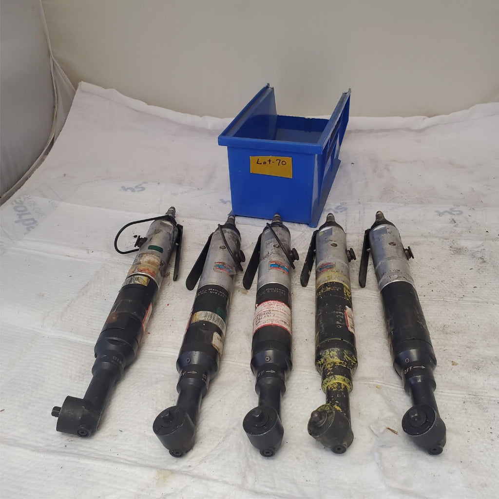 Lot of 5 Reversible Air Ratchet Pneumatic Aircraft Nutrunner  #70