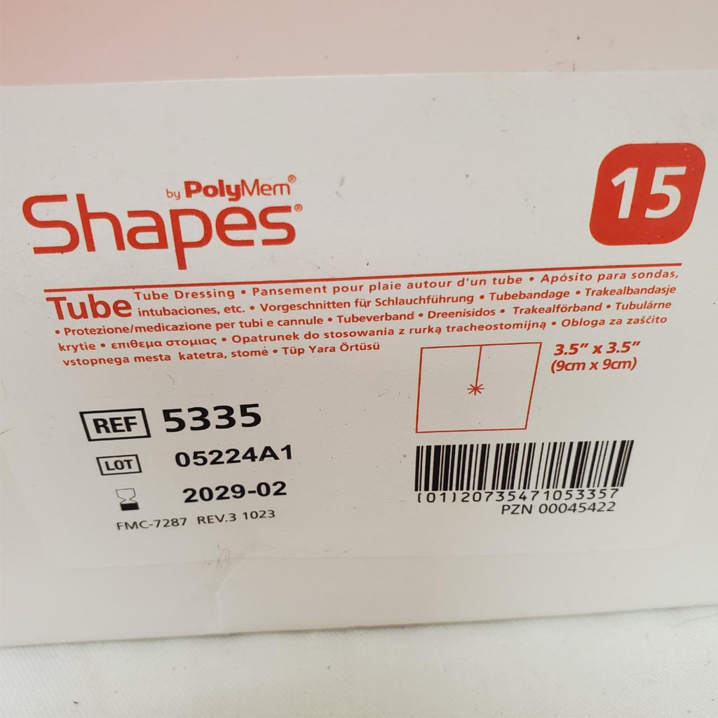 PolyMem 5335 Shapes Tube Dressing 9cmx9cm Medical Wound Care