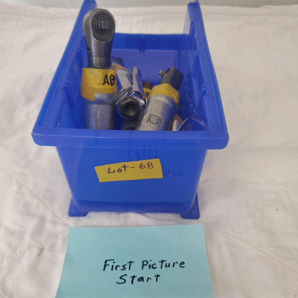 Lot of 5 Assorted Heavy Duty Pneumatic Air Ratchet Wrench Air Tool LOT-68