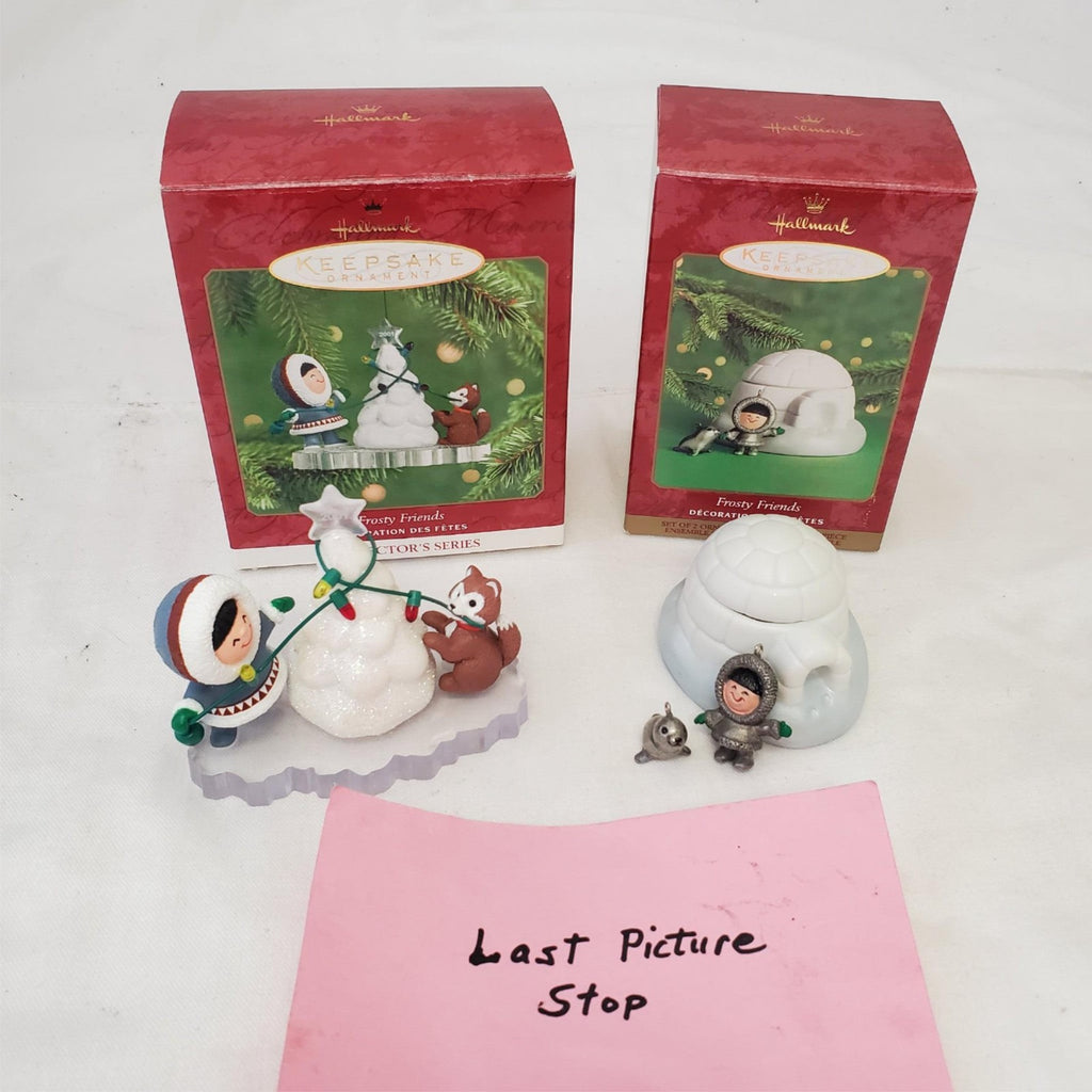 Set of 2 Hallmark Keepsake Ornament Frosty Friends #1