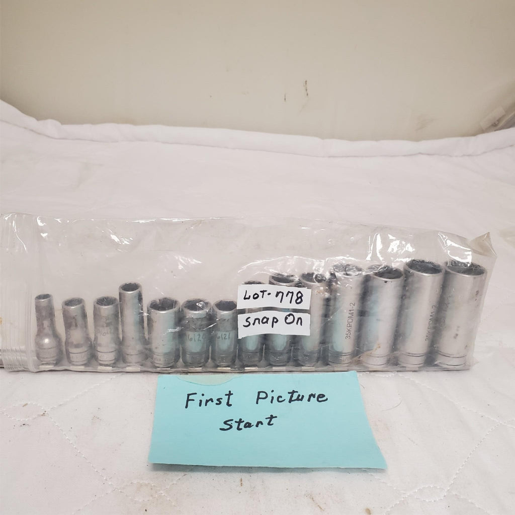 Lot of 14 Snap-On Socket Set Tools LOT-778