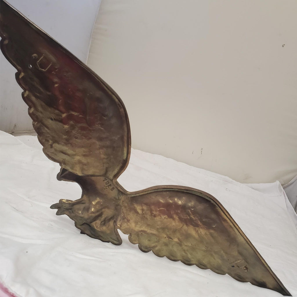 Vintage Metal Eagle Wall Art  Rustic Barn Decor Patriotic Display Piece