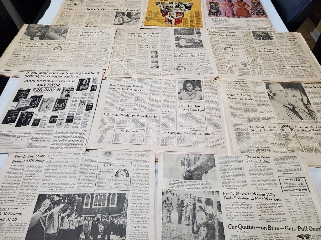 Akron Beacon Journal The Plain Dealer and New York Times Book Review Newspapers