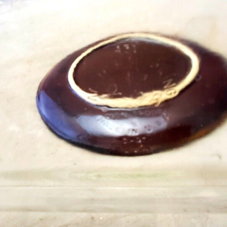 Hull Oven Proof Brown Drip Glaze Plate, Glass Bubble Design Plates & Baking Dish