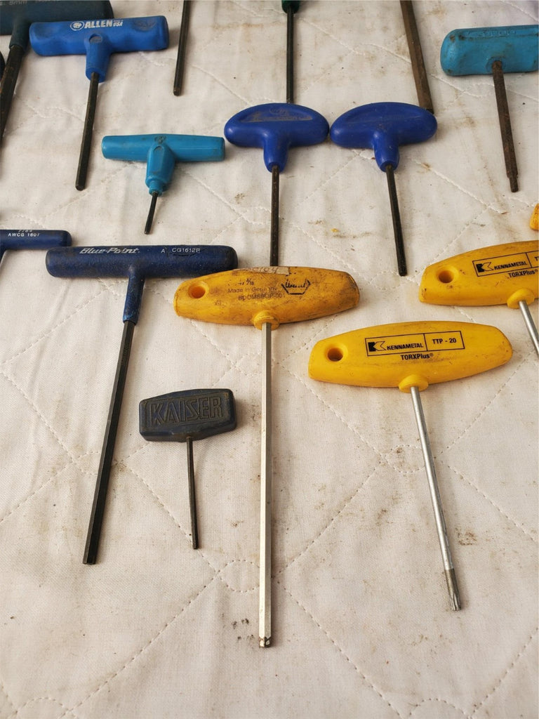 Lot of 20 Multi Size Assorted T Handle Hex Wrench LOT 227