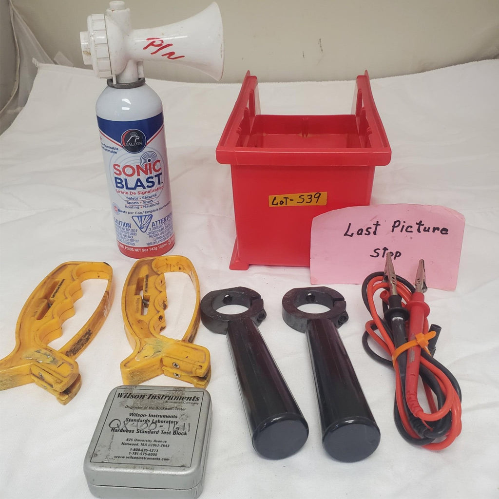 Lot of Knife Sharpener Wilson Instruments Test Block Sonic Blast