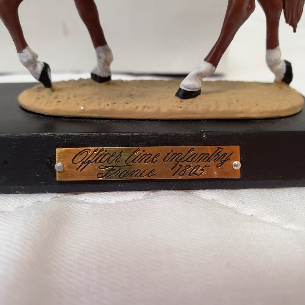 Office line infantry France 1805 Guards on Horseback Toy Soldier
