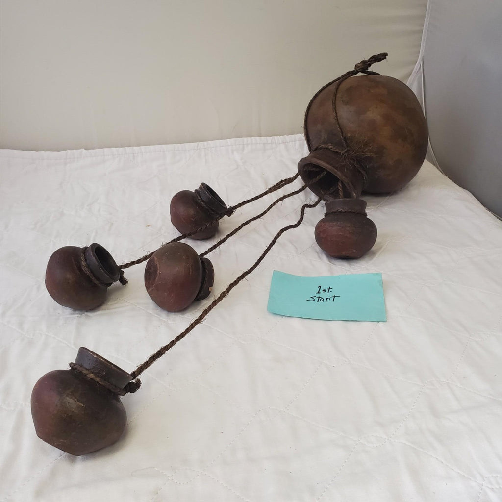 Vintage Set of 1940s Mexican Chocolate Pot Decorative Wall Hanging