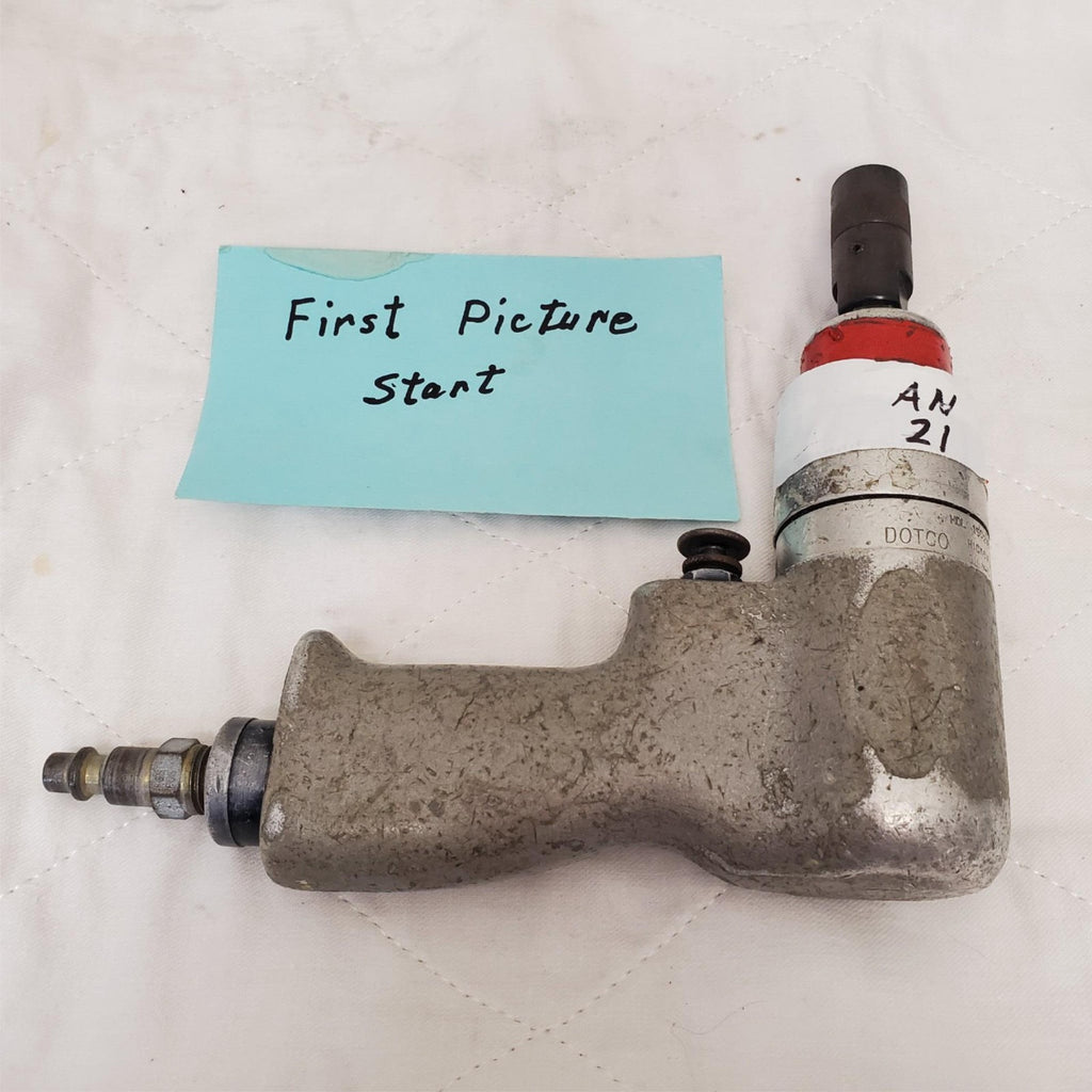 DOTCO 15C2987 Pistol Grip 6200RPM Pneumatic Air Drill Air Tool AN-21