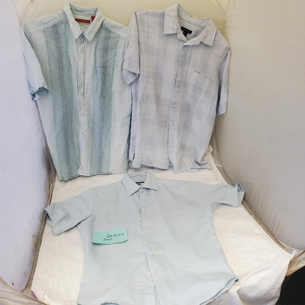 Lot of 3 Assorted Half Sleeve Shirts Size M
