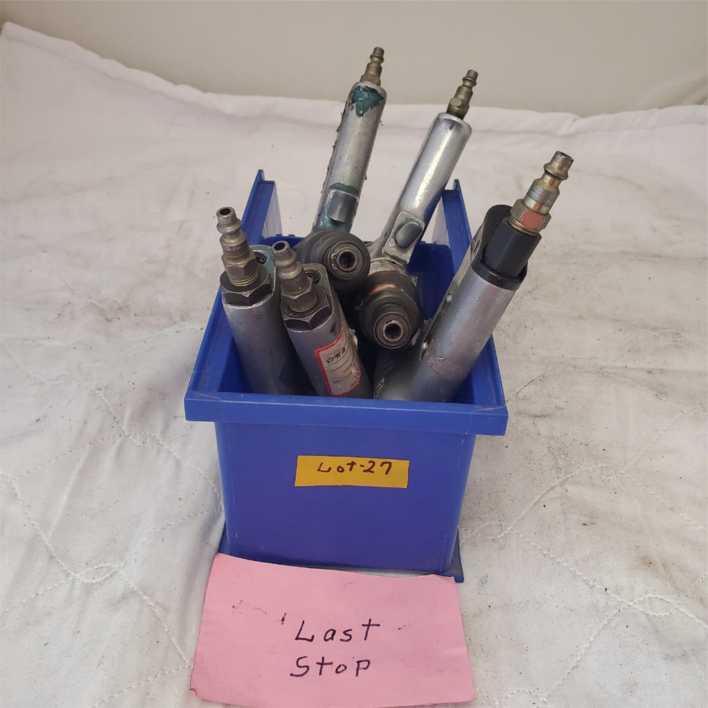 Lot of 5 Cleco Pneumatic Pistol Grip 1/4" Screwdriver/Nutrunner Air Tools Lot-27