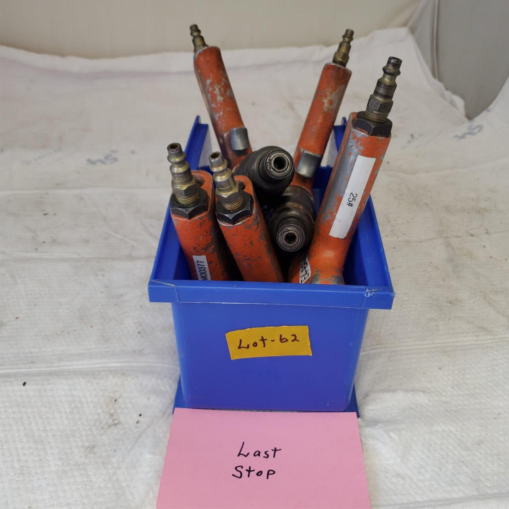 Lot of 5 Cleco E4BR-001/002/AF1BR-04 Series Pistol Grip Pneumatic Nut Runner #62