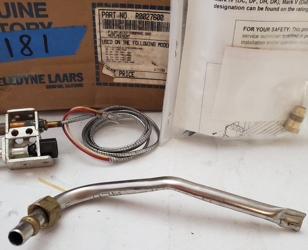 Pilot Assembly LP Gas 6200-109A, R0027600, LAR1514036, R0027600, 47-295-1630