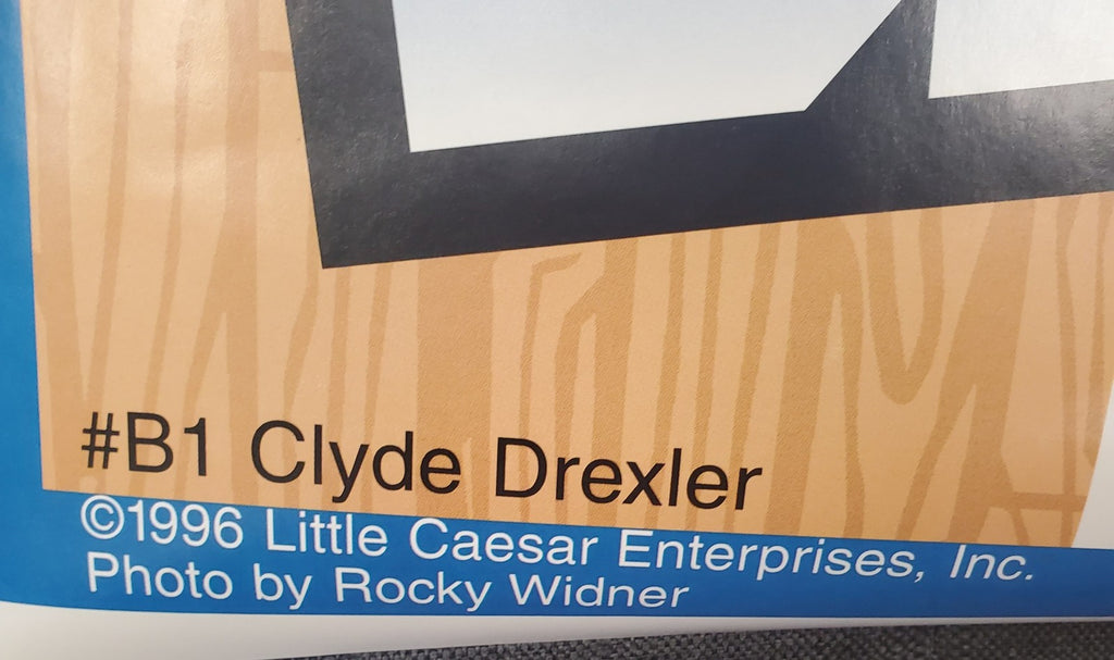 Little Caesars Clyde Drexler Basketball Poster