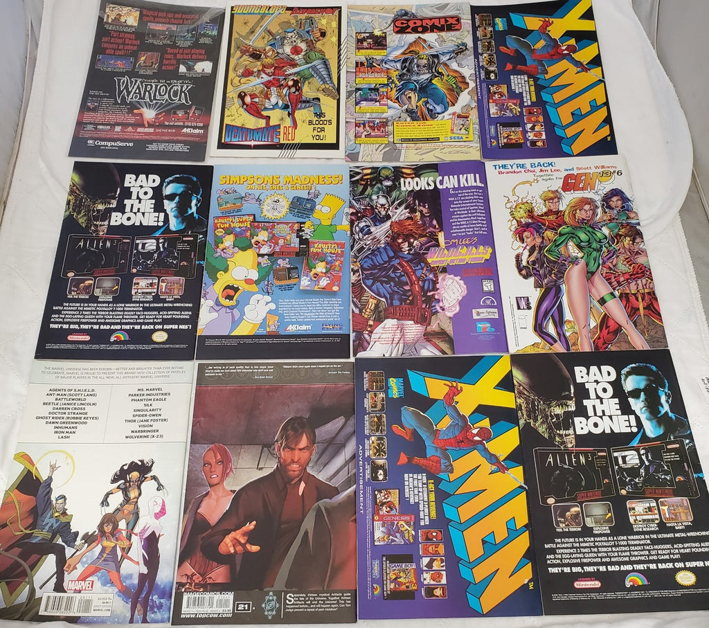 Lot of 12 Brigade Archer & Armstrong Artifacts Backlash & Marvel Comic Books #20