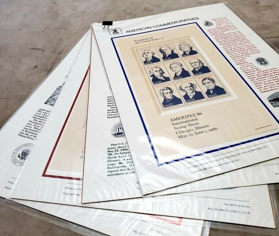 Lot Republic of Texas Commemorative Stamps GIRL SCOUTS, H Stamp Uncle Sam's Hat