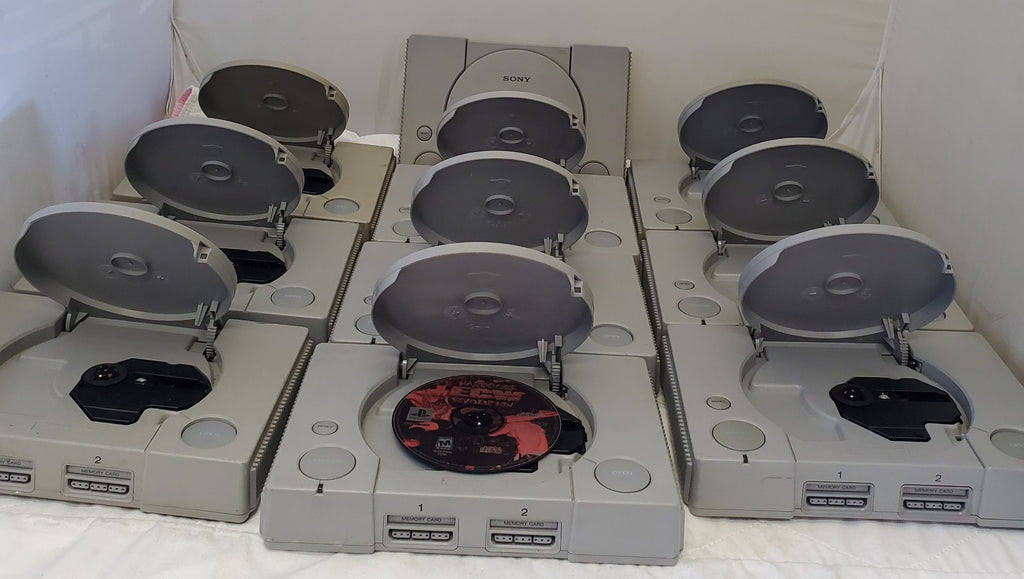 Lot of 10 Sony Play Station 1 Consoles For Parts #1