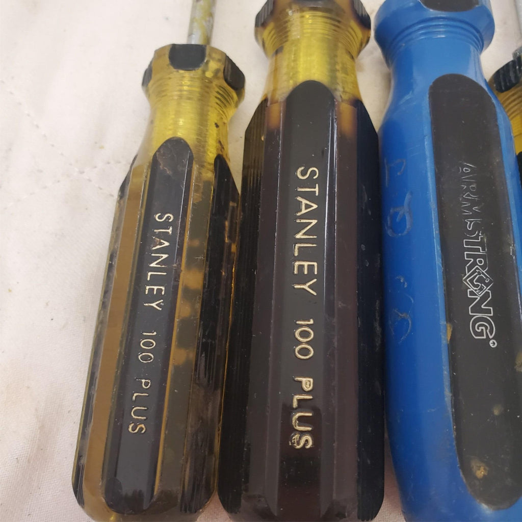 Lot of 5 Assorted Cotter Pin Puller Phillips Flat Tip Screwdriver Set LOT-843