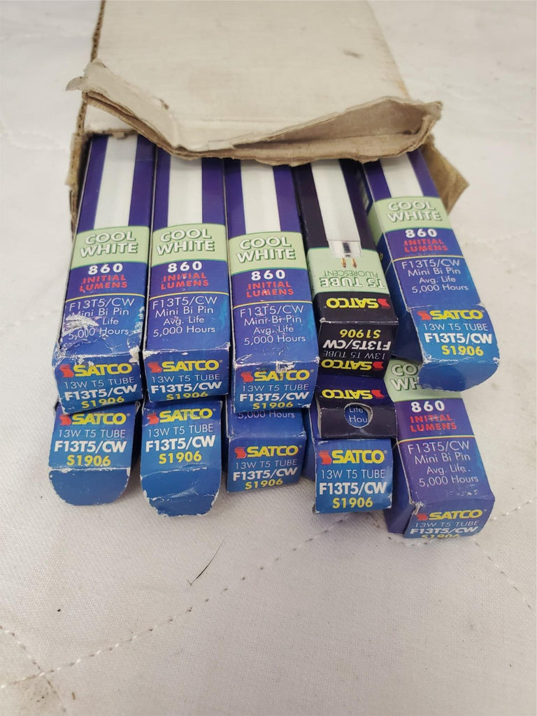 Lot of 10 Satco 13w 15 tube F13T5/CW Lamps