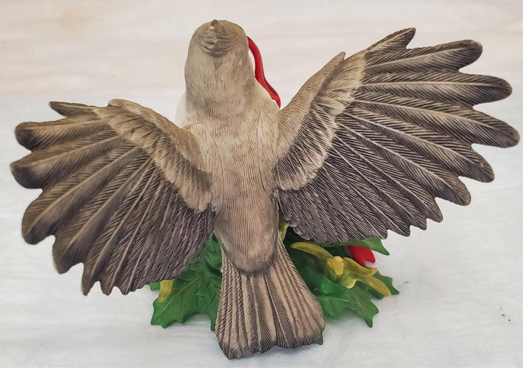 Lenox 1999 Christmas Tufted Titmouse Porcelain Bird Figurine Holiday Decor