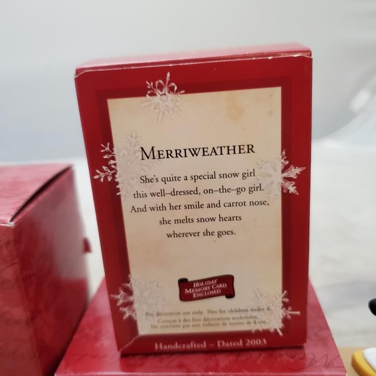 Vintage Hallmark Keepsake Merriweather, Race Down Main Street & More Ornament
