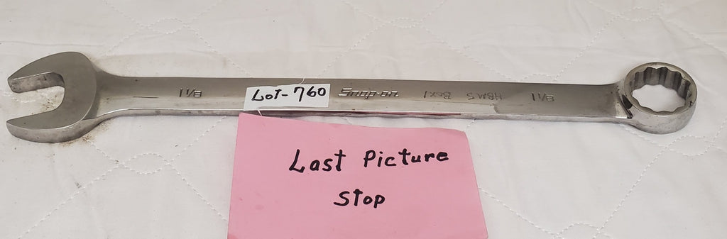 Snap-On OEX36B 1-18 Combination Wrench LOT-760