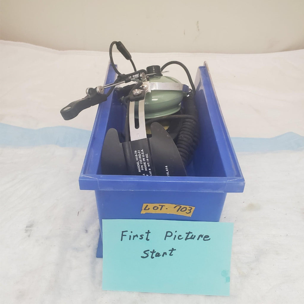 David Clark H10-76 Pilot Military Headset Made in Usa LOT-703