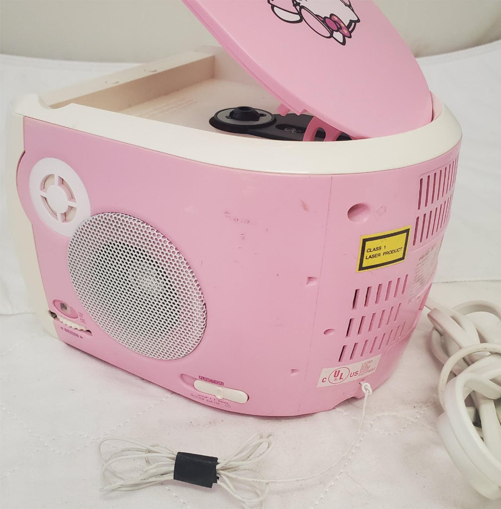 Hello Kitty KT2053 AM/FM Stereo CD Dual Alarm Clock Radio