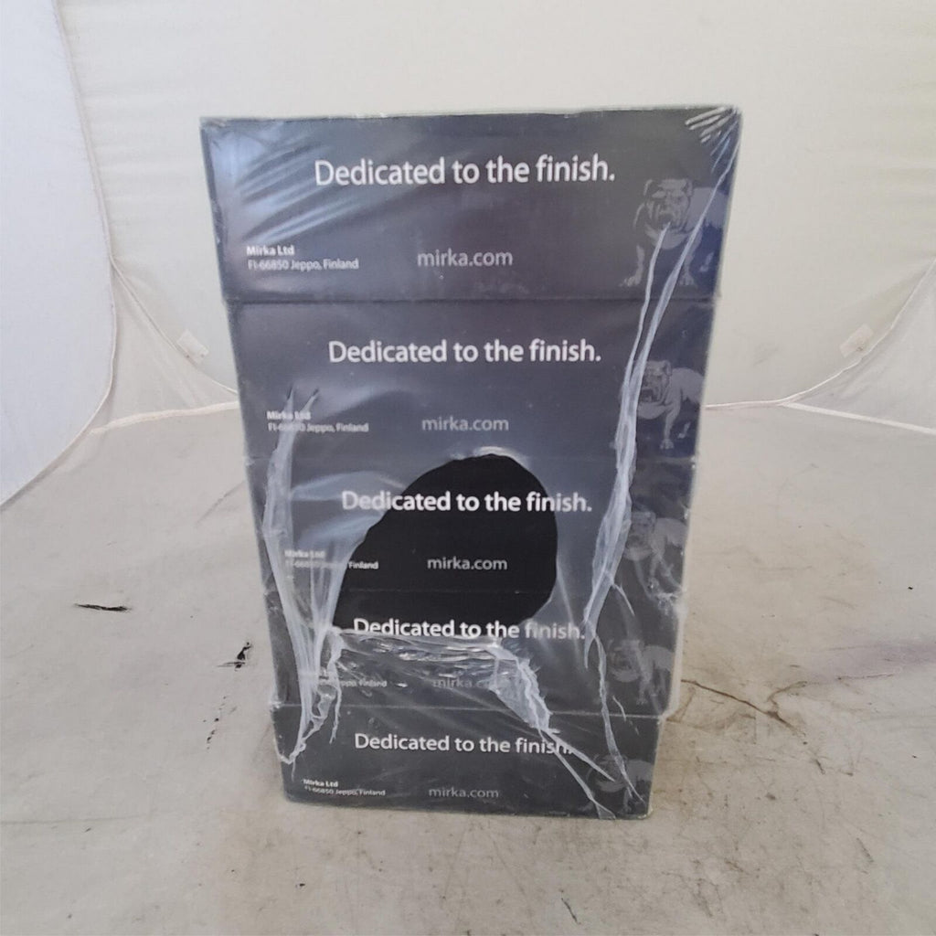 Lot of 10 Mirka 23-624-120 Gold White 6 in P120 Grip 6H Sanding Pads 50 Piece