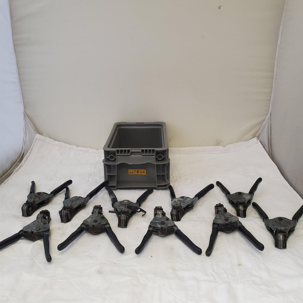 Lot of 10 IDEAL Custom Stripmaster Wire Strippers Black LOT 526