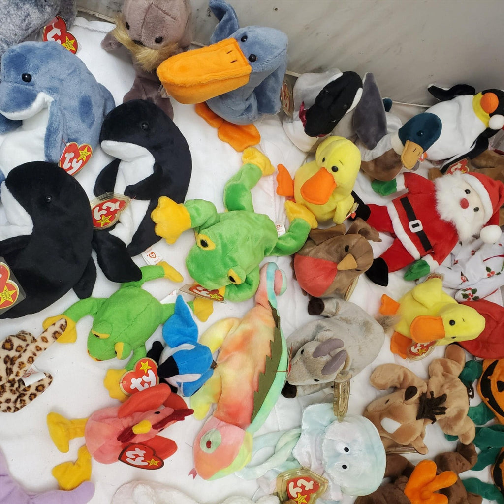 Huge Lot of Assorted TY Beanie Babies Plush Toys #2