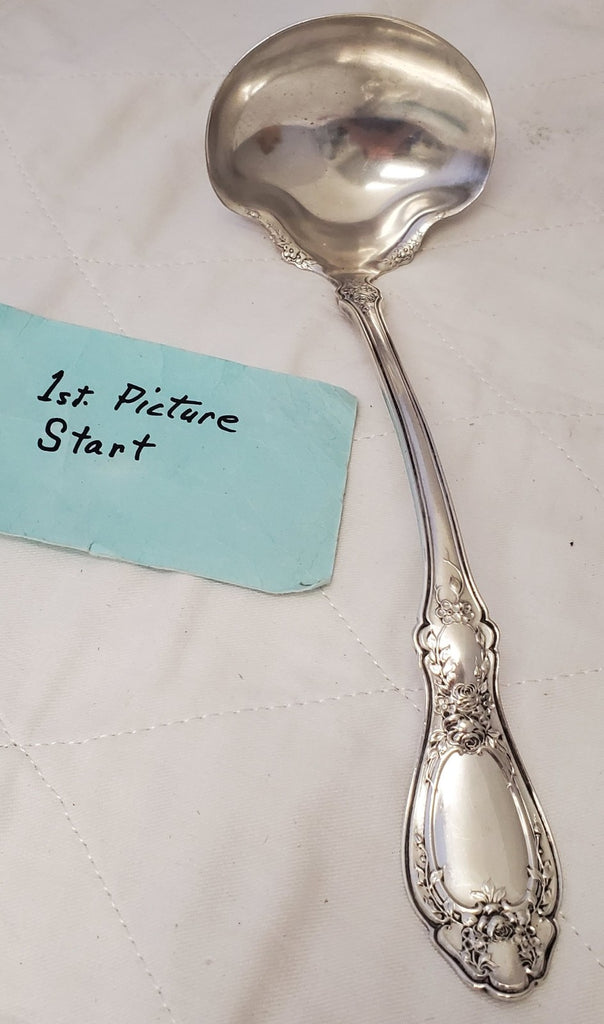Rogers Bros Vintage 1847  XS Triple Silver Plate Serving Gravy Ladle