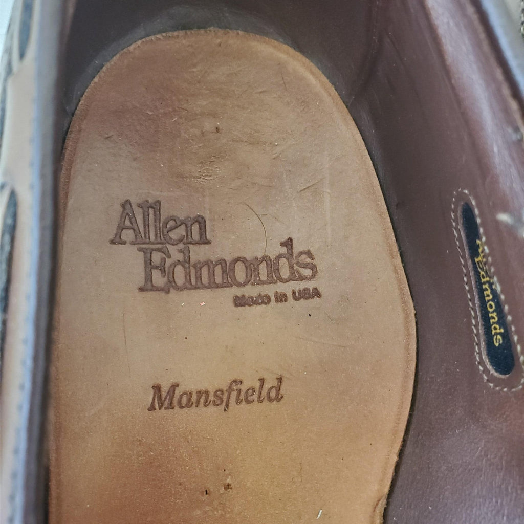 Allen Edmonds Mansfield Loafers Men's Size 10 Brown Leather Kiltie