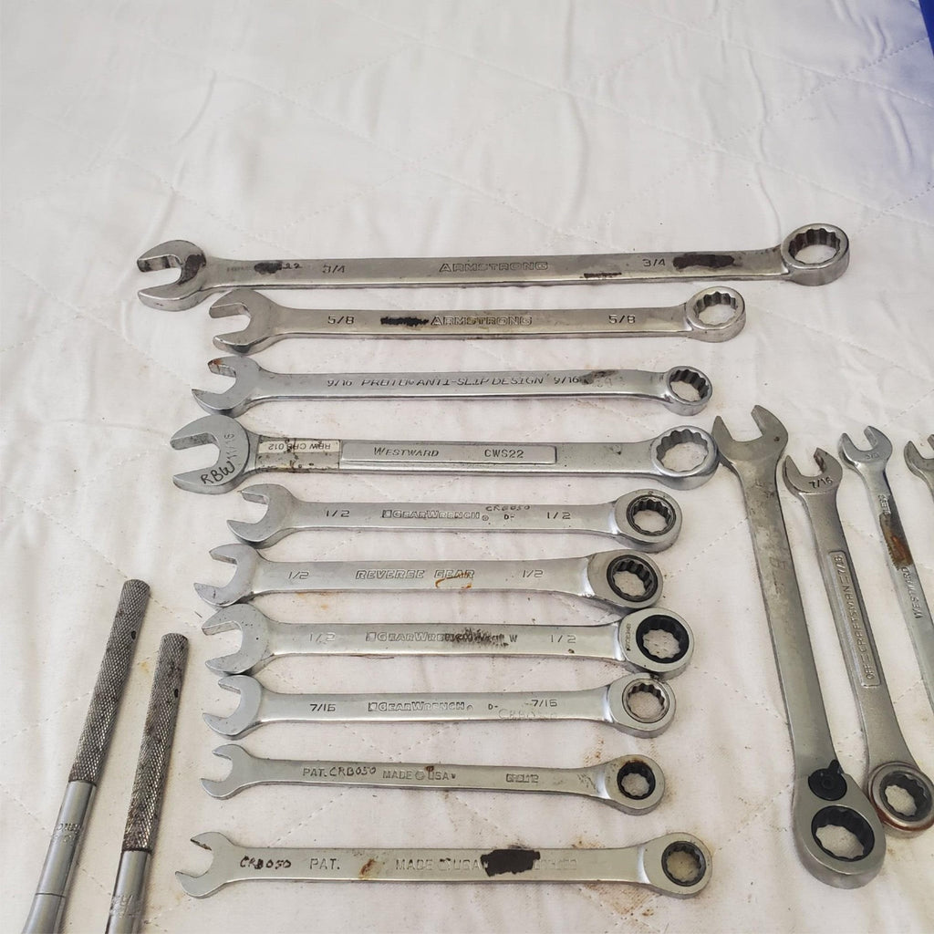 Lot of Assorted Wrenches, Drive Sockets & Other Hand Tools LOT 116