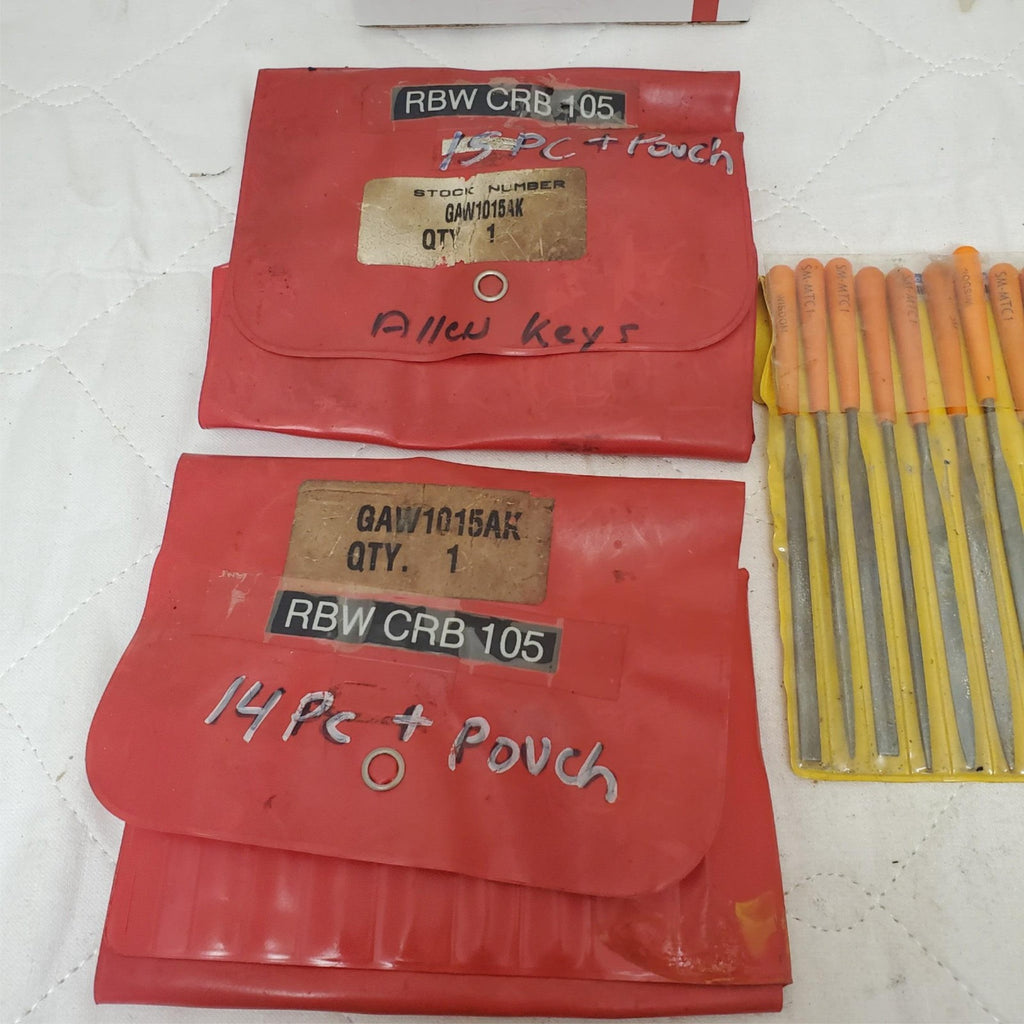 Lot of Assorted Starrett 167C Gauge Set with Allen Key & Needle Files LOT-456