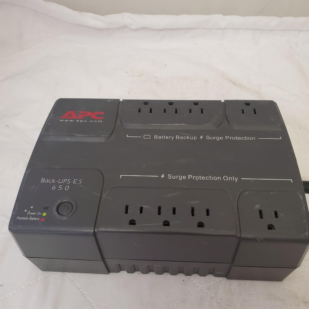 APC Back Up UPS ES 650 120V BE650R Surge Protected #13 (NO BATTERY INCLUDED)