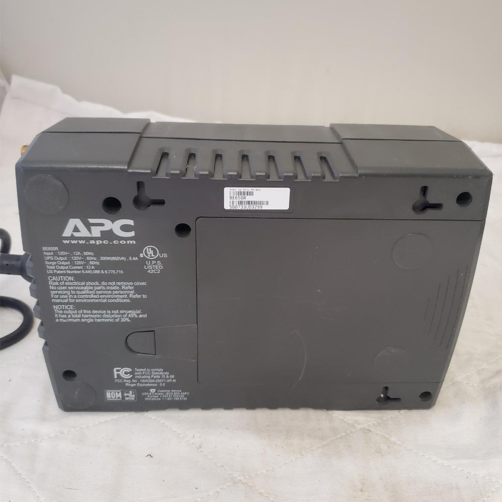 APC Back Up UPS ES 650 120V BE650R Surge Protected #10 (NO BATTERY INCLUDED)