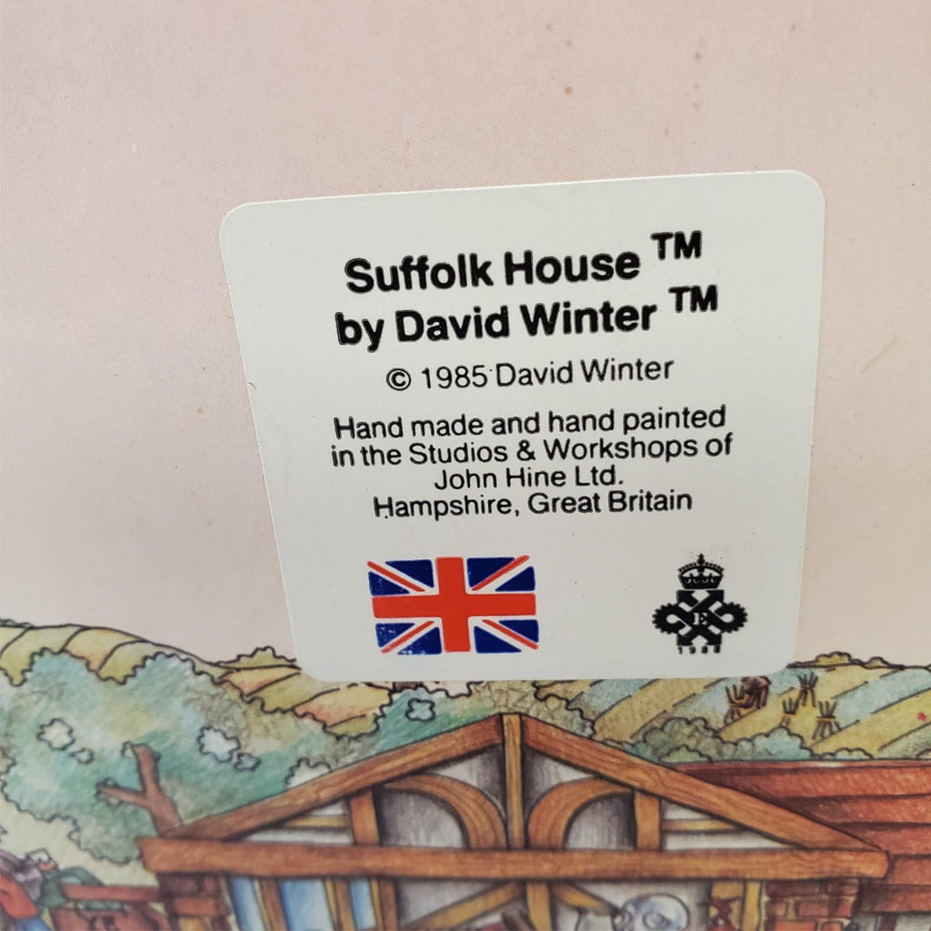 David Winter's Suffolk House &  Crofter's Cottage Figurine