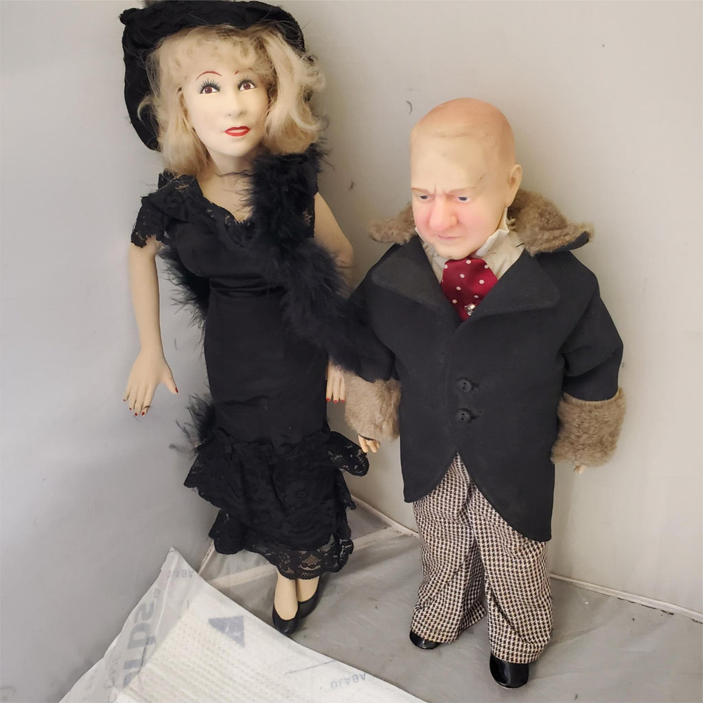 Effanbee's Legend Series W.C. Fields Mae West Lot of 2