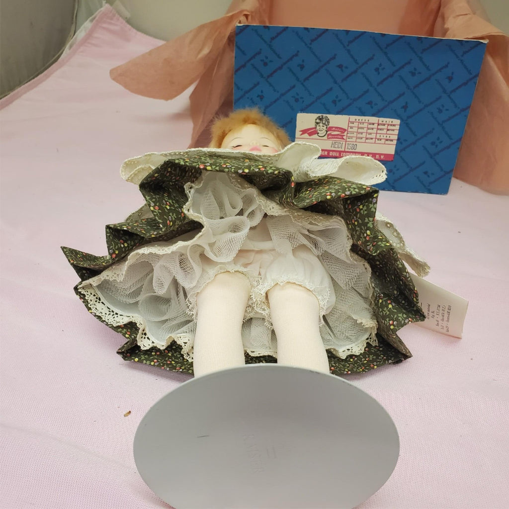 Madame Alexander #1580 Heidi Miniature Doll with Box & Stand