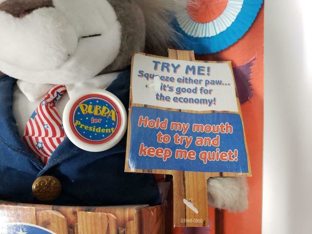 Used Bubba For President Mattel Talking Wisecrackin' Presidential Candidate 2000