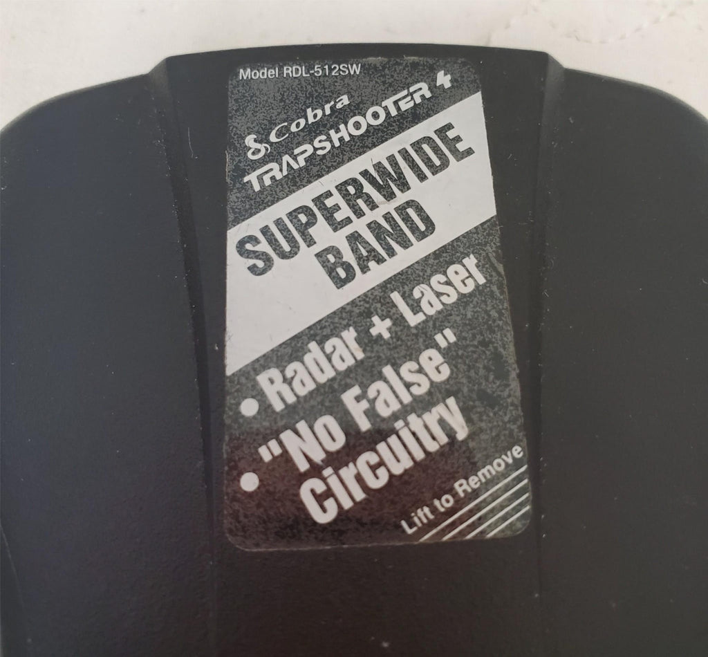 Cobra Trapshooter 4 RDL-512SW Superwide Band Radar Laser Detector