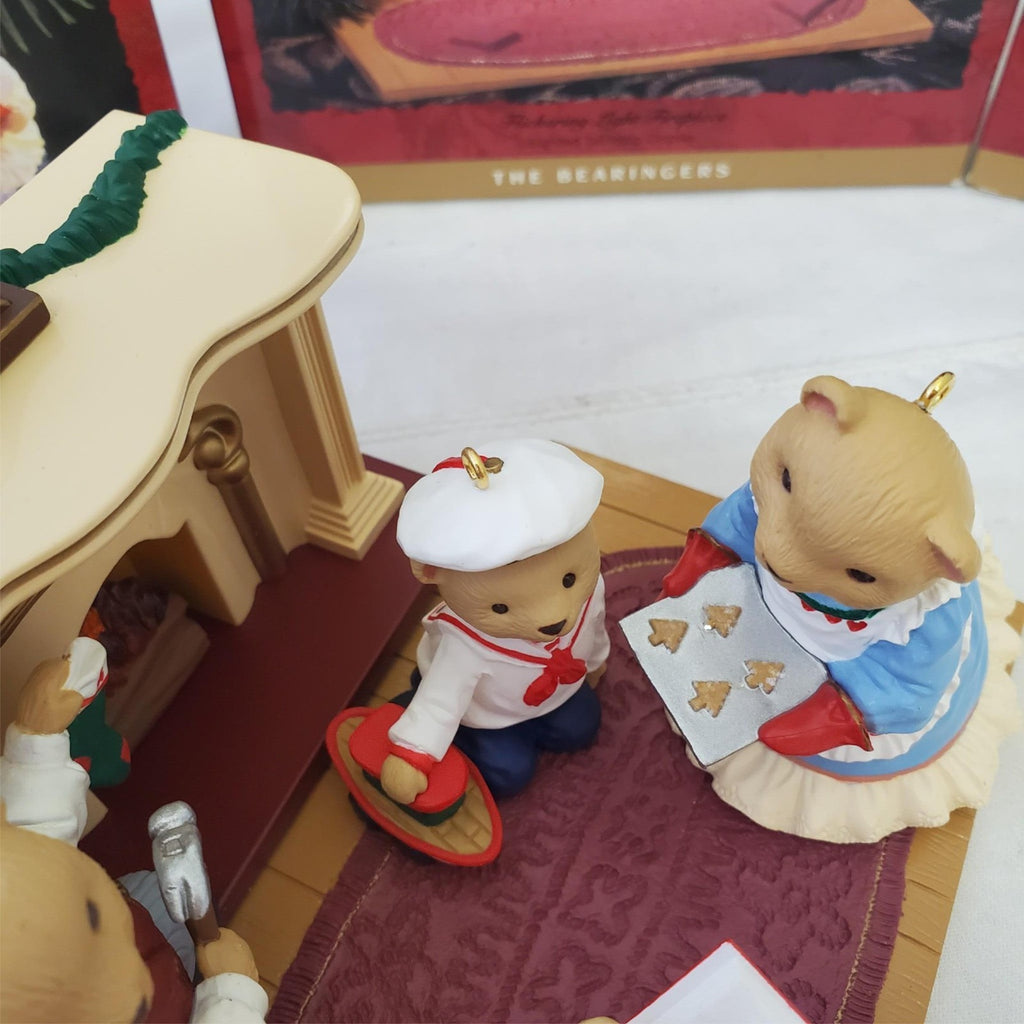 Lot of 5 Assorted Hallmark Keepsake Ornaments The Bearingers 1993