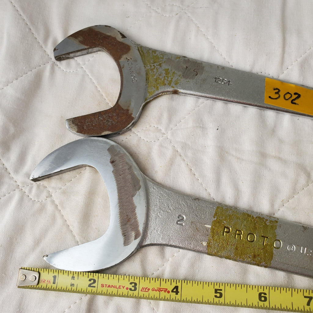 Set of 2 PROTO 3564 Service Wrench Tool LOT 302