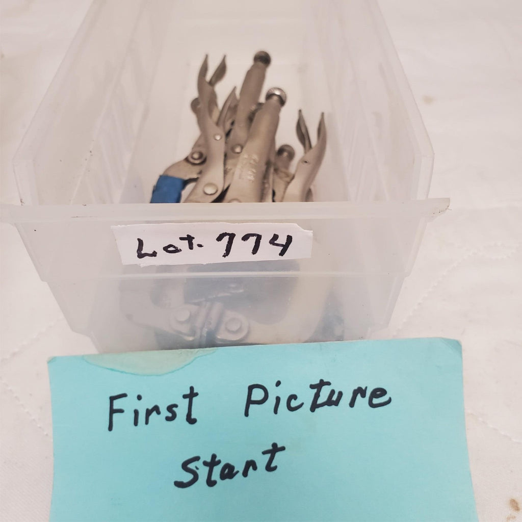 Lot of 5 Assorted Vice Grips Locking C-Clamp Tool LOT-774