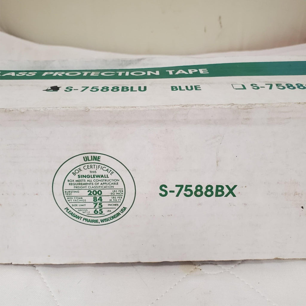 Uline 24" x 200' Blue Glass Protection Tape LOT-979