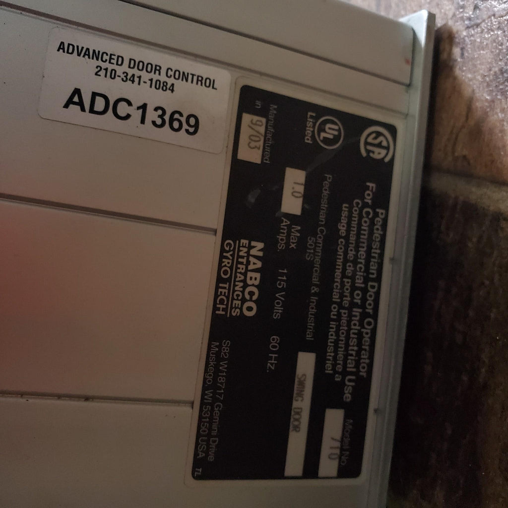 NABCO Entrances Gyrotech ADC1369 Advance Door Control for Swing Doors